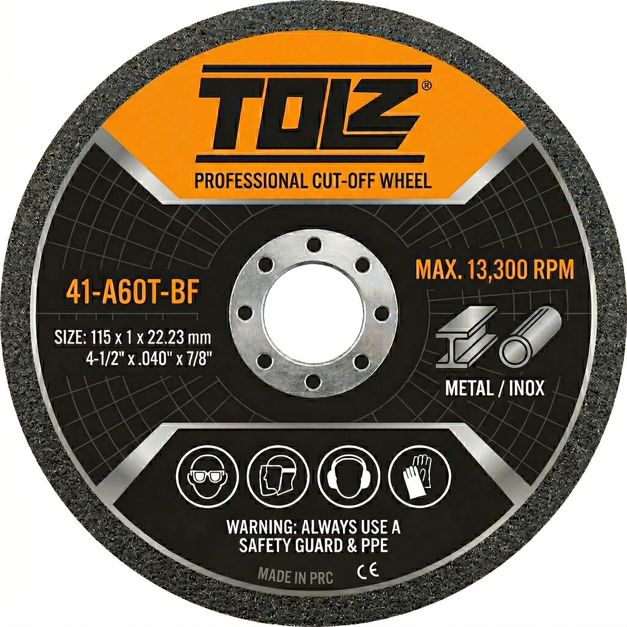 TOLZ Professional Cut-Off Wheel - 115mm — Abrasive
